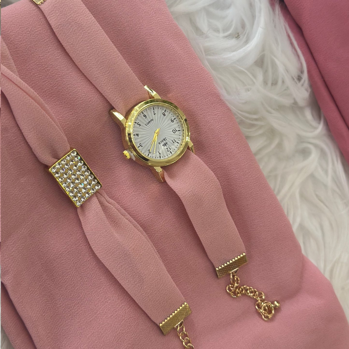 Inayah Exclusive 3 Piece Set Light Pink