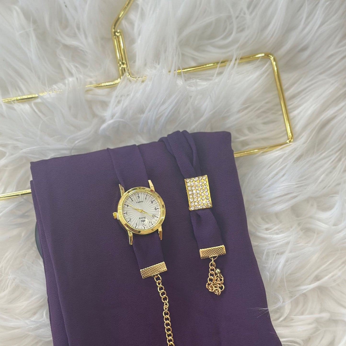 Inayah Exclusive 3 Piece Set Plum