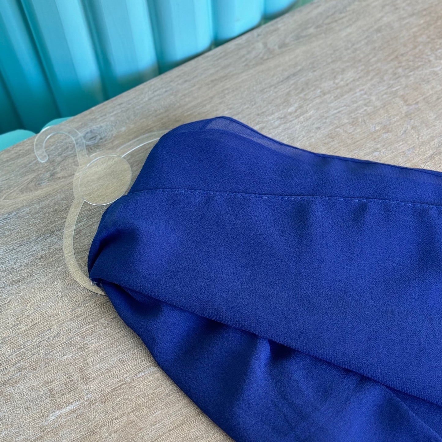 Inayah Exclusive Chiffon Scarf Cobalt Blue