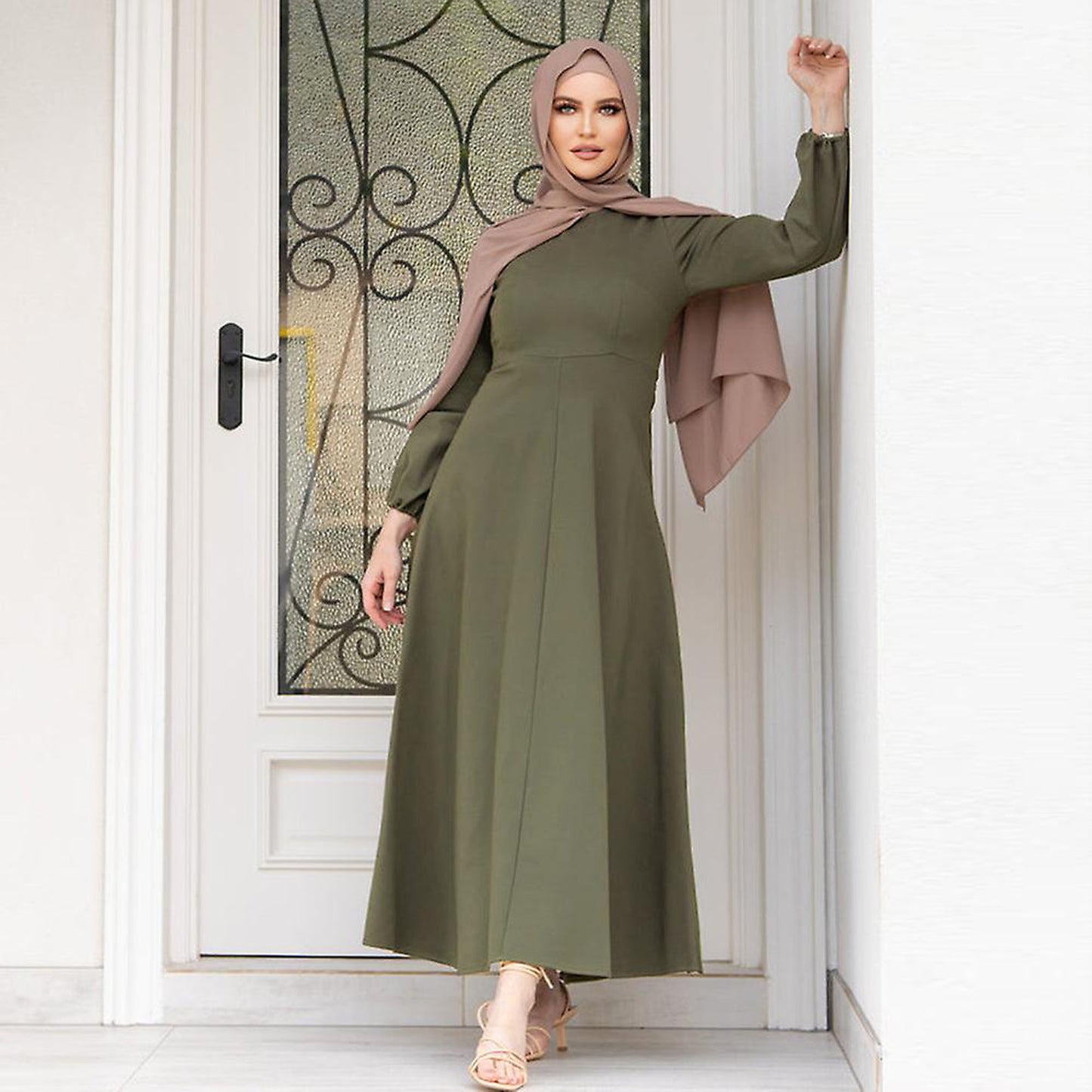 Inayah Exclusive Inayah Basic Dress Green