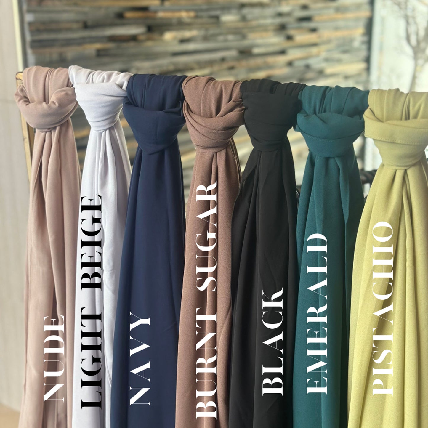 Inayah Exclusive Luxury Chiffon Scarf Pistachio
