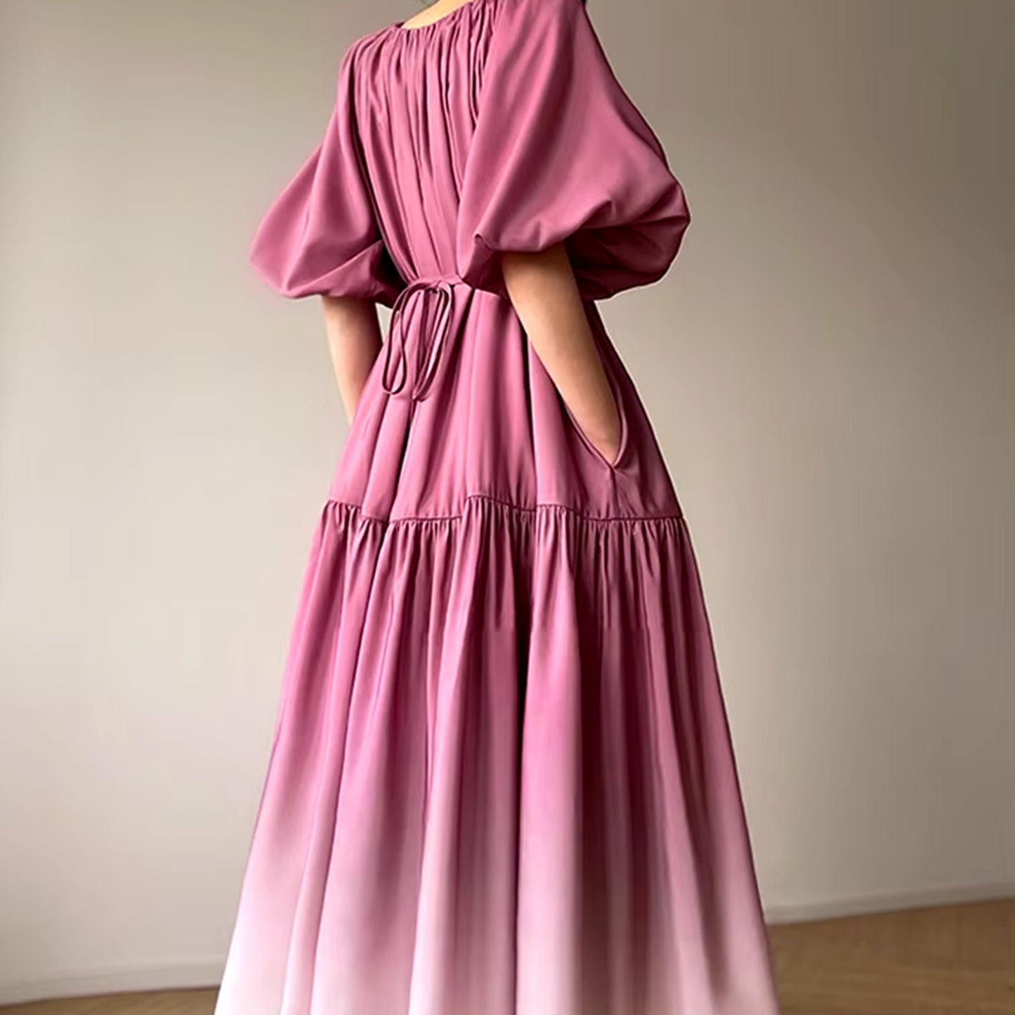 Inayah Exclusive Ombre Dress Pink
