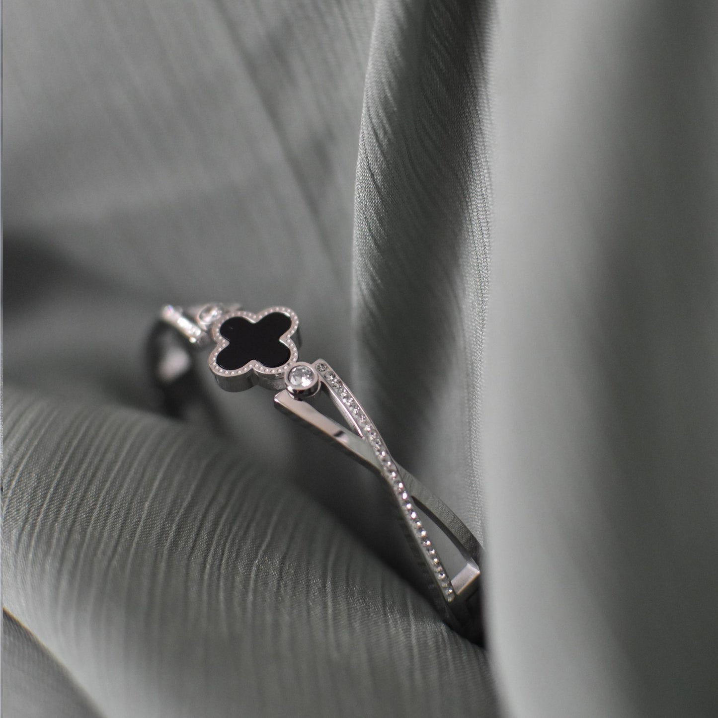 Inayah Exclusive Satin Style Scarf Light Green