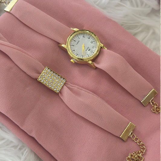 Inayah Exclusive 3 Piece Set Light Pink