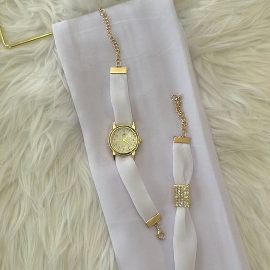 Inayah Exclusive 3 Piece Set White