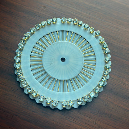 Inayah Exclusive 40 Piece Crystal Scarf Pins Gold