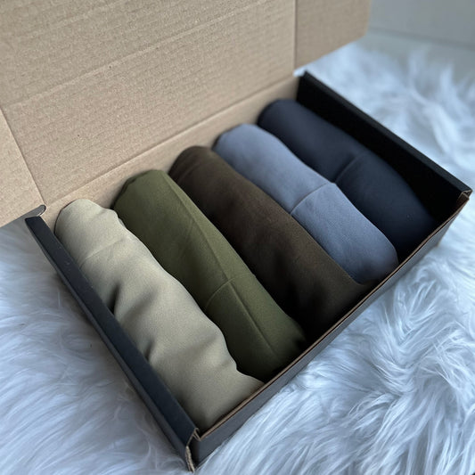 Inayah Exclusive Chiffon Box Set no. 6 Assorted
