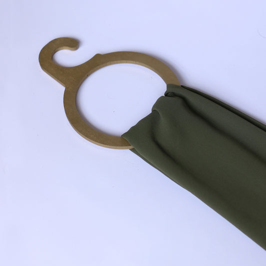 Inayah Exclusive Chiffon Scarf Army Green