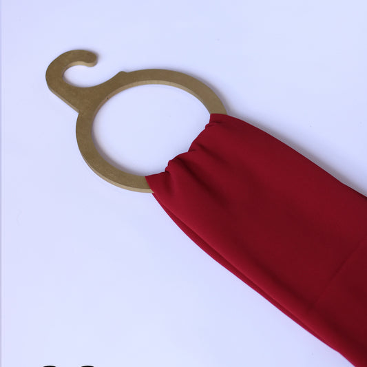 Inayah Exclusive Chiffon Scarf Berry Red
