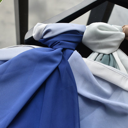Inayah Exclusive Chiffon Scarf Ocean Breeze