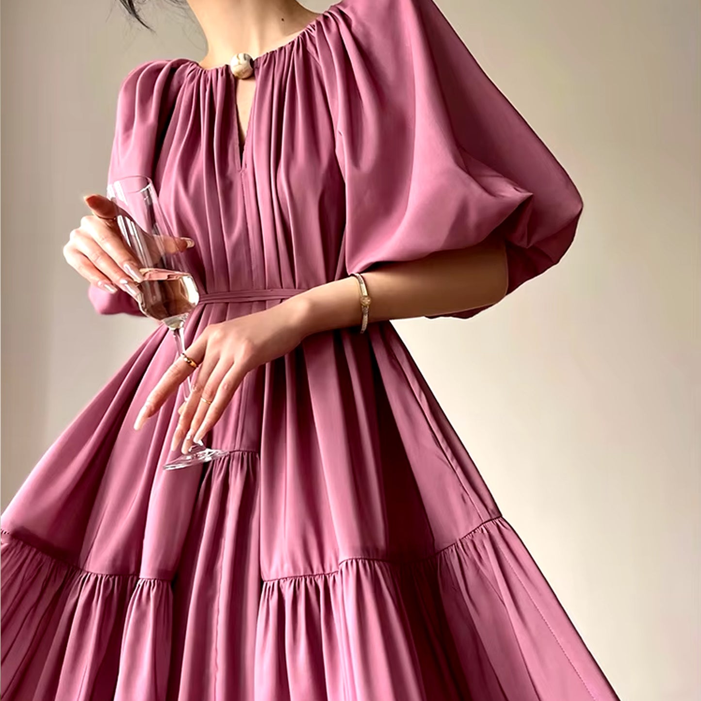 Inayah Exclusive Ombre Dress Pink