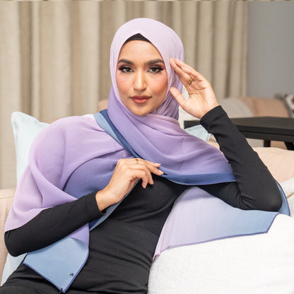 Inayah Exclusive Premium Crimped Scarf Lavender Haze