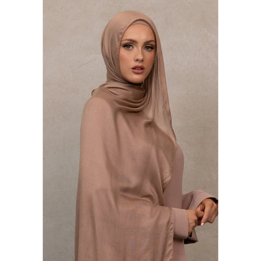 Inayah Exclusive Premium Modal Scarf Sand