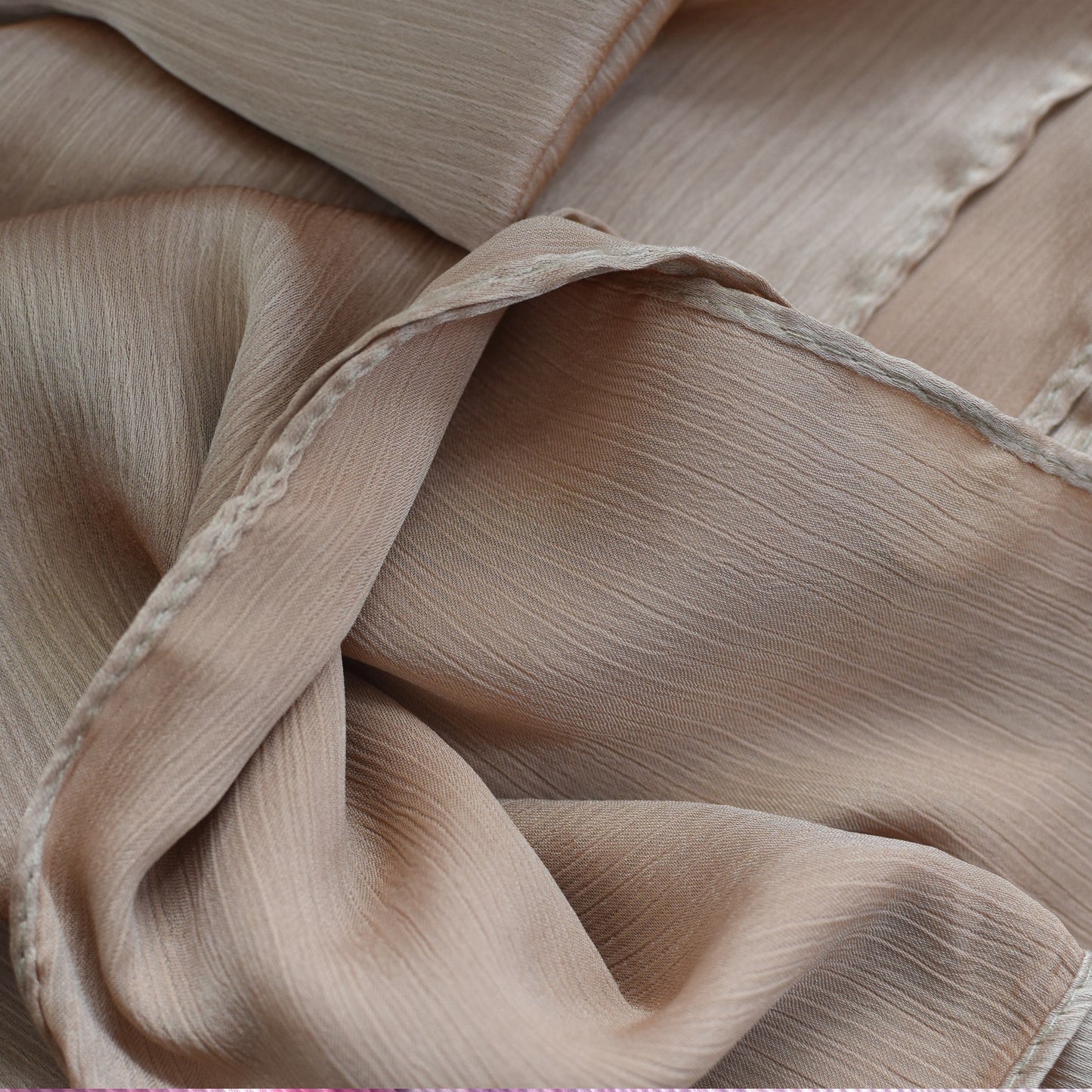 Inayah Exclusive Satin Style Scarf Champagne