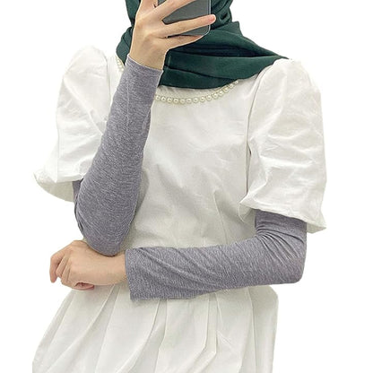 Inayah Exclusive Sleeve Set Grey