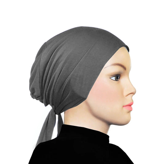 Inayah Exclusive Tie Under Cap Grey